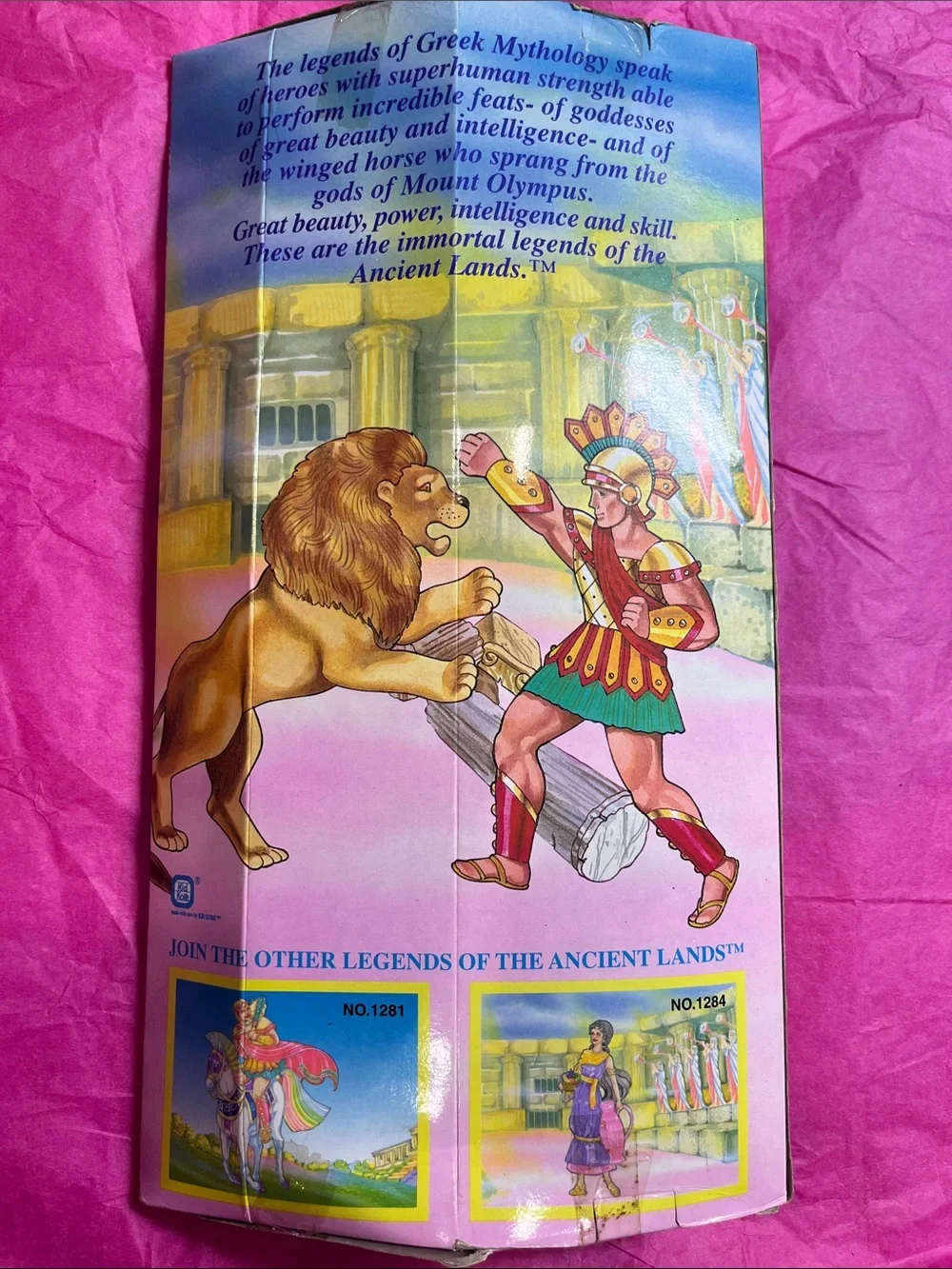 vintage 1996 Legends of Ancient Lands Roman Gladiator 12-inch action figure NRFB